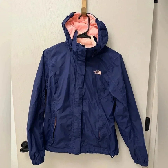The North Face Jackets & Blazers - The North Face Resolve 2 Parka Women’s S/P Blue Pink Hooded Jacket Outdoor Rain